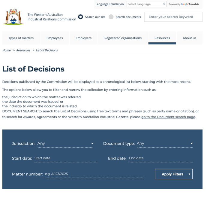 Thumbnail image of web project on SilverStripe